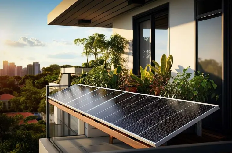 Panneaux solaires pour balcon, Saint-Étienne, MYSolutions42